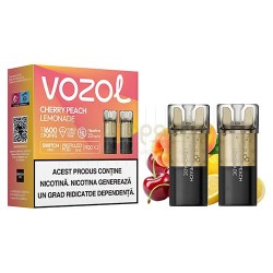 Cartus Vozol Switch Pro Cherry Peach Lemonade (2 bucati) Vozol - Cartus Vozol Switch Pro Cherry Peach Lemonade (2 bucati)