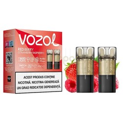 Cartus Vozol Switch Pro Red Berry (2 bucati) Vozol - Cartus Vozol Switch Pro Red Berry (2 bucati)