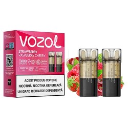 Cartus Vozol Switch Pro Strawberry Raspberry Cherry (2 bucati) Vozol - Cartus Vozol Switch Pro Strawberry Raspberry Cherry (2 bucati)