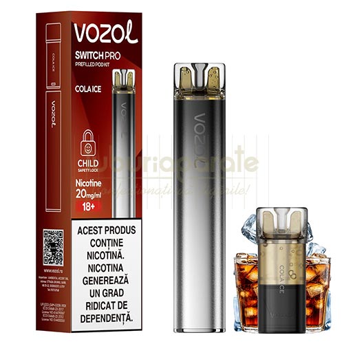 Kit Vozol Switch Pro Cola Ice (1 capsula) Kit Vozol Switch Pro Cola Ice cu 1 capsula inclusa in pachet