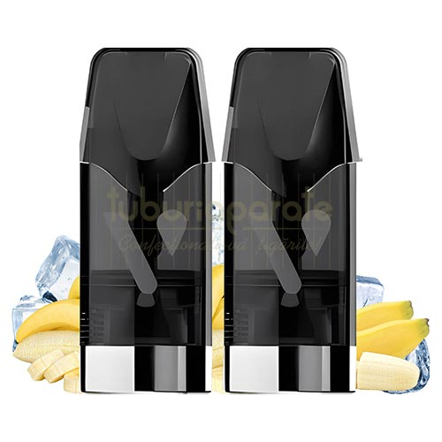 Capsule Vuse Banana Ice 20MG (2 capsule) Pachet cu 2 capsule de rezerva cu 1000 pufuri Vuse Banana Ice cu nicotina 20MG