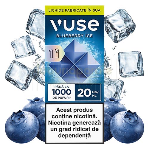 Capsule Vuse Blueberry Ice 20MG (1 capsula) Pachet cu o capsula de unica folosinta Vuse Blueberry Ice cu concentratia de nicotina de 20 mg