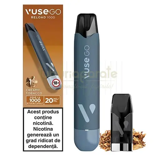 Aparat Vuse Go Vuse Go Reload 1000 Pen Creamy Tobacco 20MG