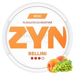 Pouch nicotina ZYN Bellini Strong 15 mg/g (6 mg/pouch) Pouch-uri cu nicotina, Pouch nicotina ZYN Bellini Strong 15 mg/g (6 mg/pouch), TuburiAparate.ro