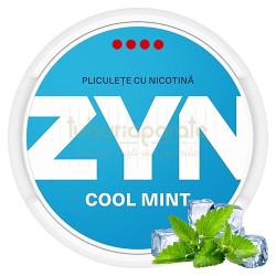 Pouch nicotina ZYN Cool Mint Extra Strong 15 mg/g (11 mg/pouch) Pouch-uri cu nicotina, Pouch nicotina ZYN Cool Mint Extra Strong 15 mg/g (11 mg/pouch), TuburiAparate.ro