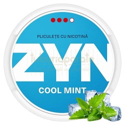 Pouch nicotina ZYN Cool Mint 12 mg/g (9 mg/pouch) Pouch-uri cu nicotina, Pouch nicotina ZYN Cool Mint 12 mg/g (9 mg/pouch), TuburiAparate.ro