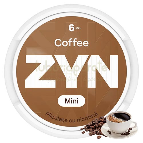 Pouch nicotina ZYN Mini Coffee (6 mg/pouch) Cutie cu 20 pouch-uri ZYN Mini Coffee cu nicotina de 6 mg pe pouch
