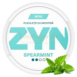 Pouch nicotina ZYN Spearmint 7,5 mg/g (3 mg/pouch) Pouch-uri cu nicotina, Pouch nicotina ZYN Spearmint 7,5 mg/g (3 mg/pouch), TuburiAparate.ro