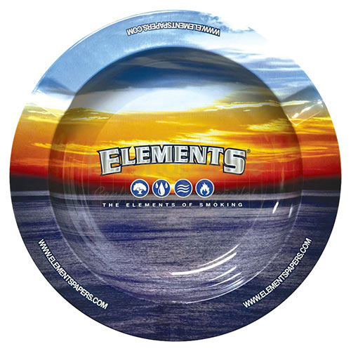 11790 Scrumiera metalica ELEMENTS Scrumiera metalica cu diametru de 14 cm marca ELEMENTS