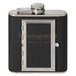 Plosca alcool Angelo 3 Black (cu tabachera) 148 ml