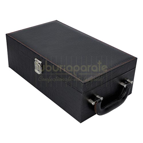 Set Vin DM10 Black (2 sticle) Set cadou pentru vin cu toate accesoriile necesare incluse DM10 Black