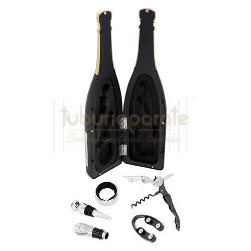 Set Vin DM12 Merlot Set cadou cu 5 accesorii pentru vin DM12 Merlot