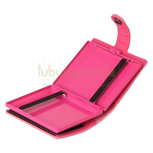 Tabachera Tigari Angel 82 Full Pink cu portofel Tabachera pentru tigari Angel 82 Full Pink cu portofel de culoare roz