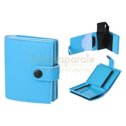 Tabachere tigari, Tabachera Tigari Angel 83 Full Blue cu portofel, TuburiAparate.ro