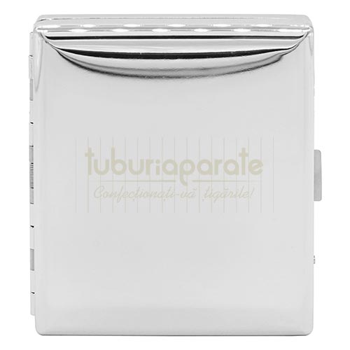 Tabachera Metalica DM 13 Full Chrome Tabachera metalica cu exterior cromat pentru tigari DM 13 Full Chrome