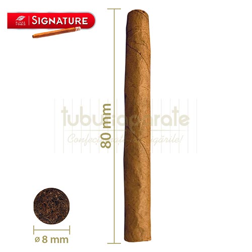 Tigari de foi Cafe Creme Red 20g (10) Pachet cu 10 tigari de foi fara filtru cu aroma orientala Cafe Creme Red