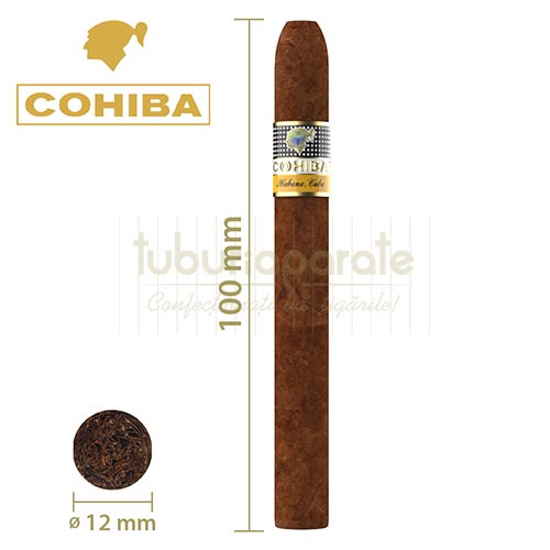 Tigari de Foi Cohiba Wide Short 23g (6) Pachet de 23g cu 6 tigari de foi cubaneze Cohiba Wide Short