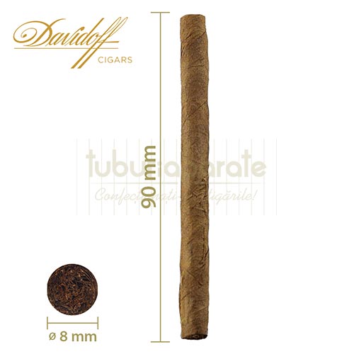 Tigari de foi Davidoff Gold Mini 23g (10) Tigari de foi premium de tarie slaba spre mediu Davidoff GOld Mini 23g (10)