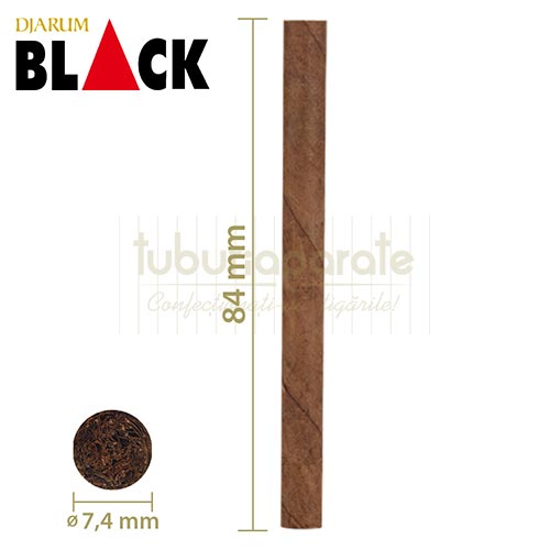 Tigari de foi DJARUM Black Filter 17g (cuisoare) 10 Pachet de 10 tigari de foi aromate cu aroma de cuisoare marca DJARUM Black Filter