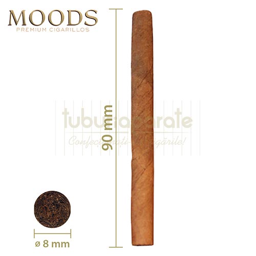 Tigari de foi Moods Filter (20) Pachet cu 20 de tigari de foi cu filtru Moods Filter