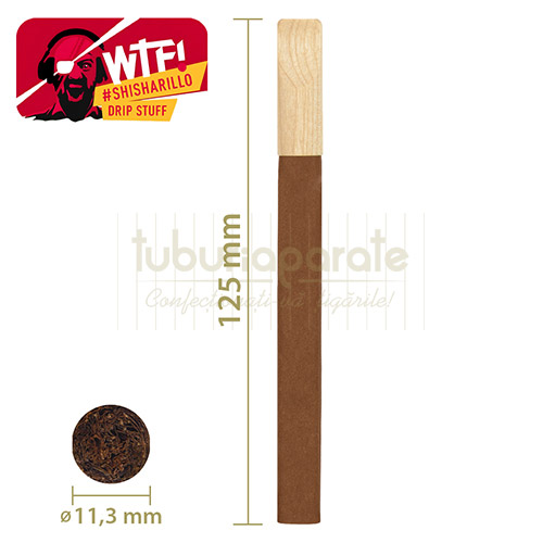 Tigari de foi WTF Tipsy Cray 25g (mere) 5 Pachet cu 5 tigari de foi aromate cu aroma de mere WTF Tipsy Cray