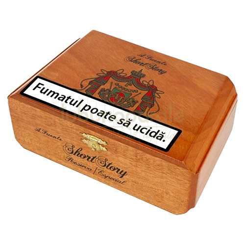 Trabucuri Arturo Fuente Hemingway Short Story (25) Cutie din lemn cu 25 trabucuri Arturo Fuente Hemingway Short Story cu lungimea de 102 mm