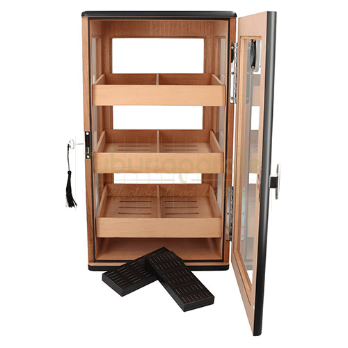 920022 Cabinet-umidor Angelo Black Umidor tip cabinet fabricat din lemn si MDF marca Angelo model Black