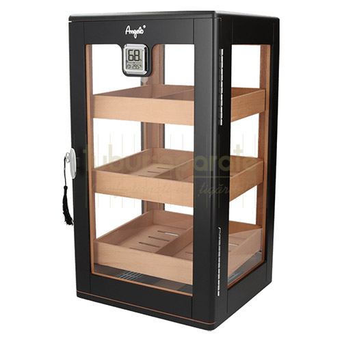 920022 Cabinet-umidor Angelo Black Umidor tip cabinet fabricat din lemn si MDF marca Angelo model Black