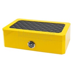 562118 Humidor trabucuri Yellow Shiny