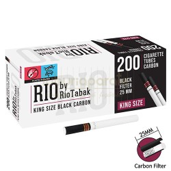 Tuburi Tigari RIO Black XL Carbon Activ (25 mm) 200