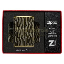 152493 Bricheta Zippo Crosshatch