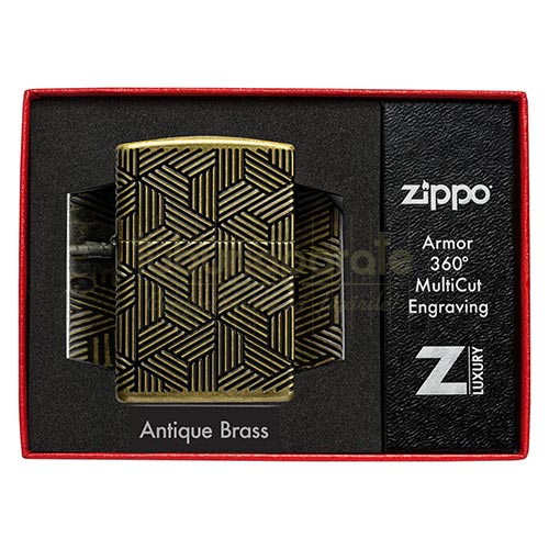 152493 Bricheta Zippo Crosshatch Bricheta metalica Zippo Crosshatch editie limitata z luxury