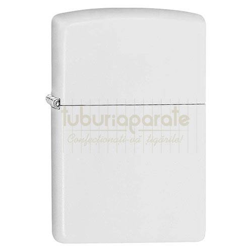 214 Bricheta Zippo White Matte Bricheta cu benzina originala Zippo model White matte