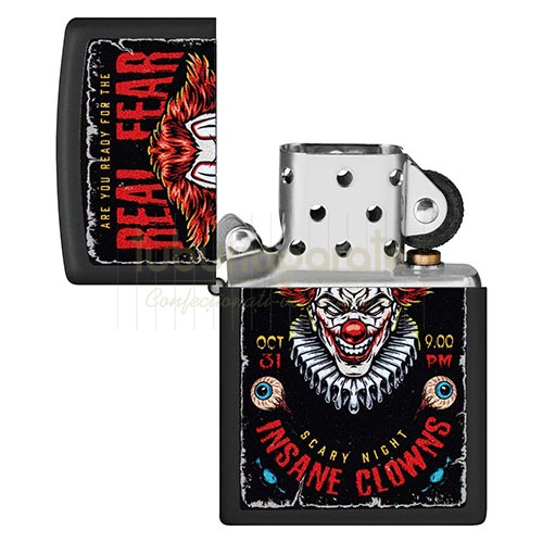 140075 Bricheta Zippo Insane Clown Bricheta Zippo reincarcabila cu benzina editie Insane Clown