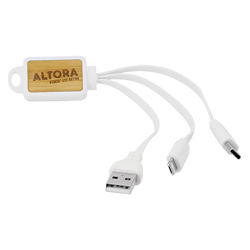 Cablu incarcare Altora Duo (Type-C / iPhone Lightning) Cablu pentru incarcare Altora Duo cu doua tipuri de cablu Type-C si iPhone Lightning