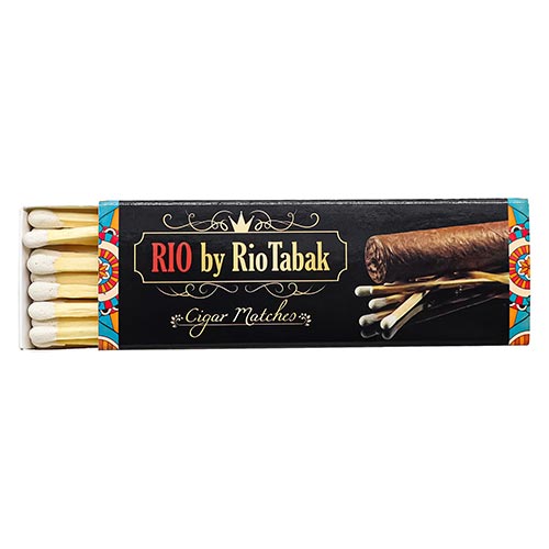 Chibrituri pentru Trabuc RioTabak (18) Cutie cu 18 chibrituri pentru trabuc marca RioTabak