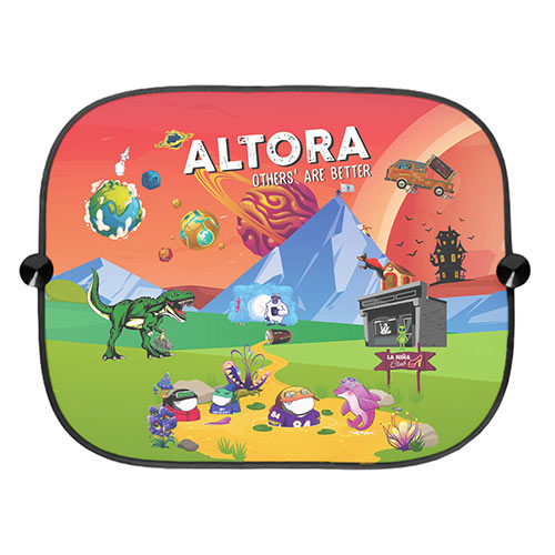 Parasolar Altora Univers (2 buc.) Parasolar auto Altora Univers in set de 2 bucati cu ventuze pentru fixare incluse