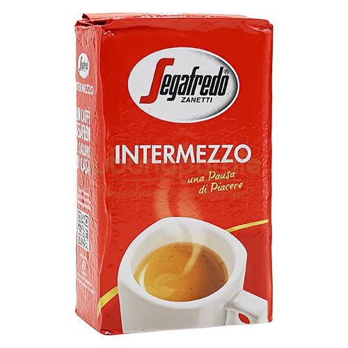 Cafea macinata Segafredo Intermezzo (250g) Pachet de 250g cu cafea macinata Segafredo Intermezzo de tip Arabica si Robusta