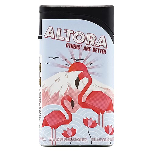 Bricheta Antivant Altora Flamingo Lily Jet Bricheta din plastic cu carcasa metalica marca Altora Flamingo Lily Jet cu flacara antivant