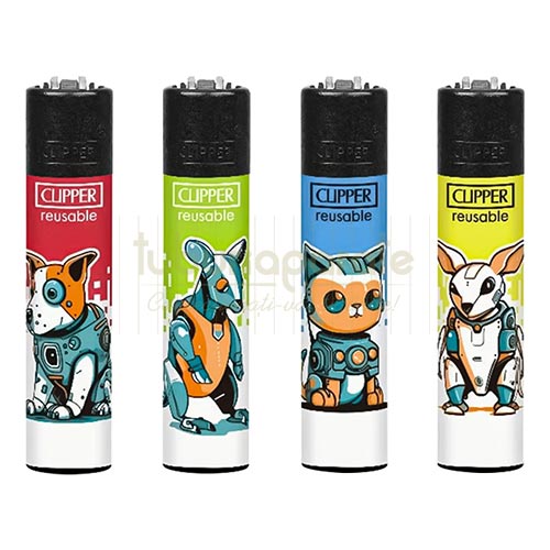 Bricheta Clipper 56 Bricheta reincarcabila cu gaz marca Clipper editie Animal Robots 1