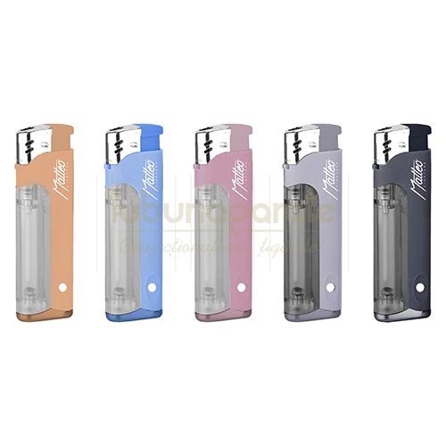 Bricheta Matteo 44 Led Pastel Bricheta reincarcabila cu gaz Matteo 44 Led Pastel cu led integrat