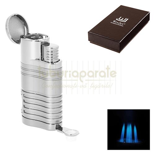 221150 Bricheta trabuc WinJet Chrome (punch) Bricheta din otel inoxidabil cu punch pentru trabucuri inclus WinJet Chrome