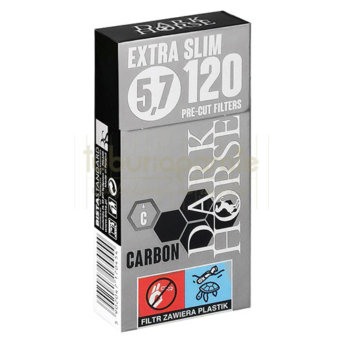 Filtre Tigari Dark Horse Pre-Cut Carbon 5,7/14 mm (120) Filtre Tigari Dark Horse Pre-Cut Carbon 5,7/14 mm (120)