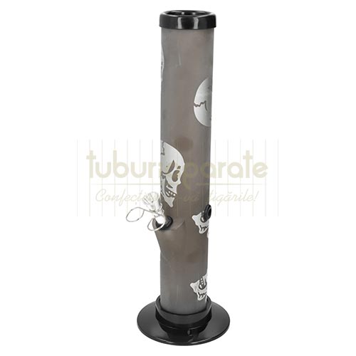 Bong Dreamliner 26 Anthracite Skull (32 cm) Bong acrilic pentru fumat Dreamliner 26 Anthracite Skull