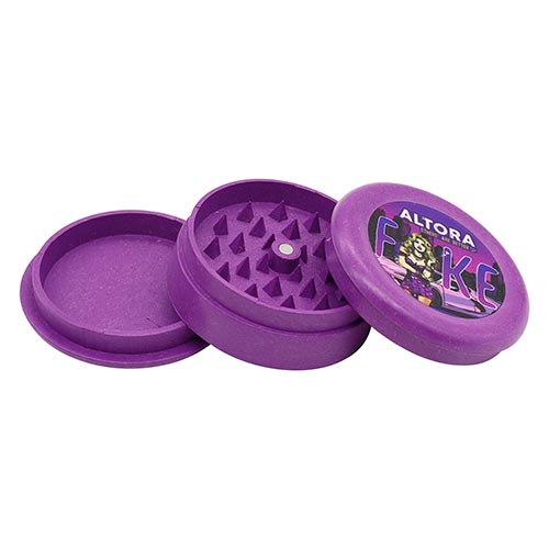 Grinder Altora Fake 62 MM (3 parti) Grinder tutun Altora Fake cu diametru de 62 mm din hemp si plastic