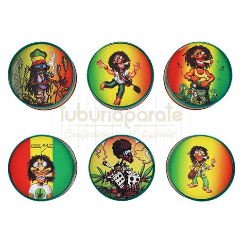 Grinder DM 9 Jamaican Grinder metalic pentru maruntit tutun marca DM 9 Jamaican