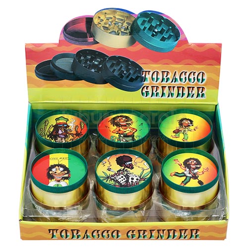 Grinder DM 9 Jamaican Grinder metalic pentru maruntit tutun marca DM 9 Jamaican