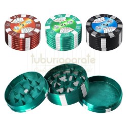 Grinder metalic, Grinder DM 5 Poker Chips, TuburiAparate.ro
