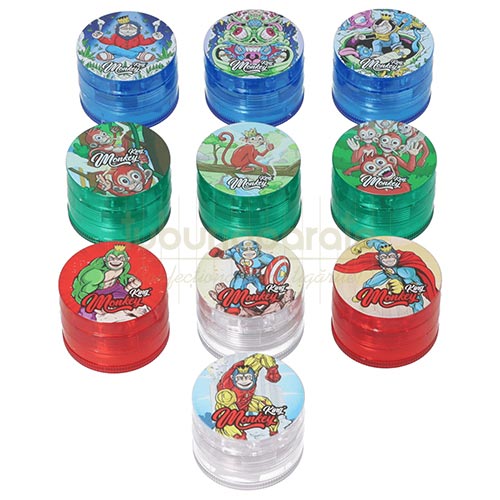 Grinder Dreamliner 100 Monkey King Grinder din plastic Dreamliner 100 Monkey King in diverse culori cu model