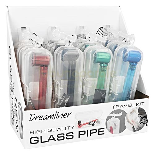 Pipa sticla Dream 19 Colorful Pipa confectionata din sticla si metal Dream 19 Colorful